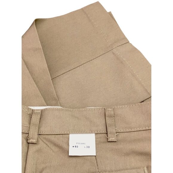 Red Kap Industrial Cargo Pants Brand New Size 40x30 Khaki Pockets Work Uniform - Picture 2 of 5